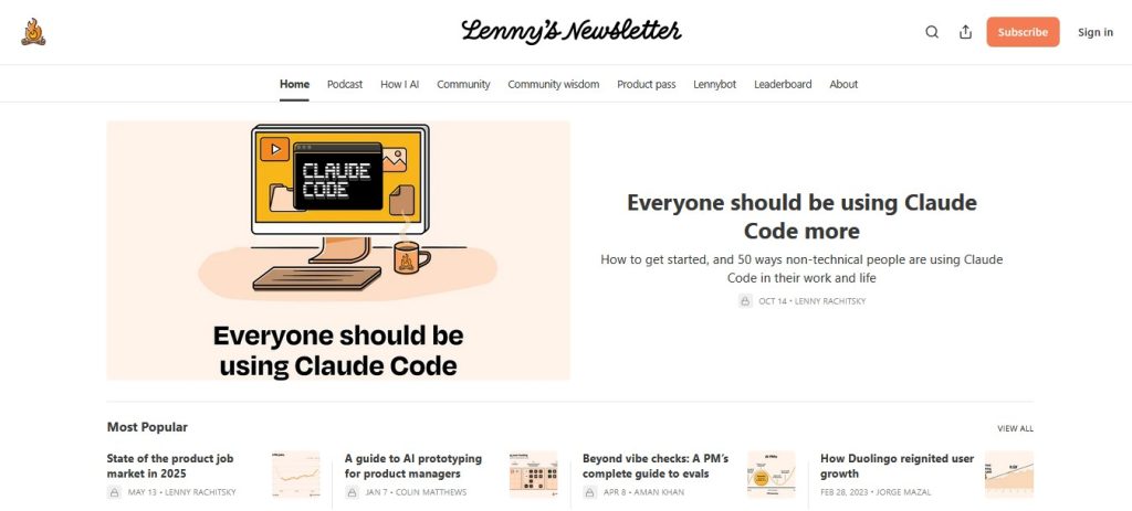 Lenny's Newsletter