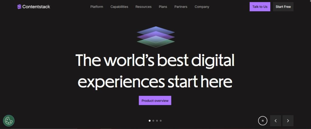 ContentStack Homepage