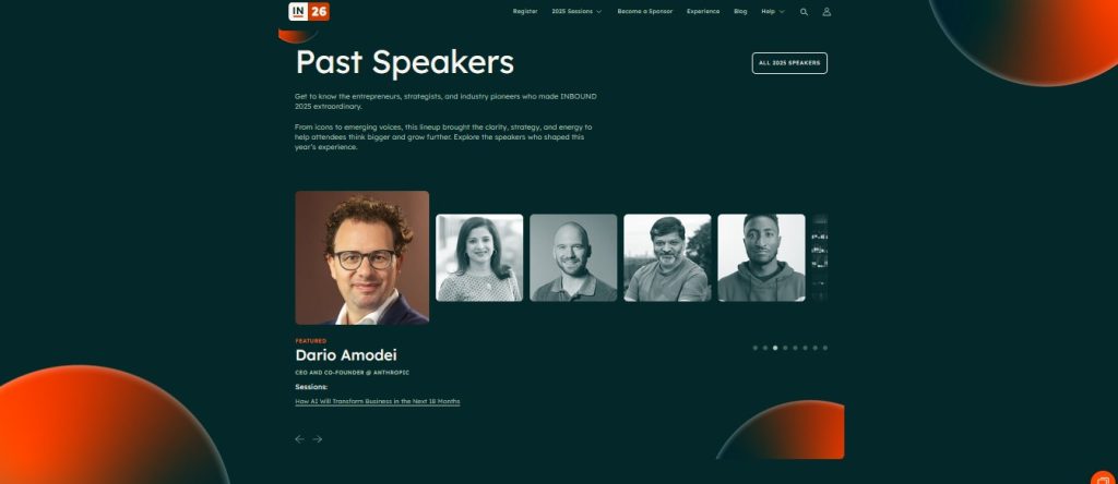 Inbound Conference Past Speakers