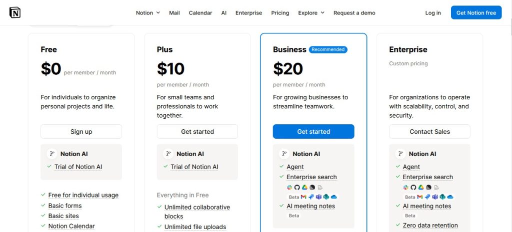 Notion Pricing