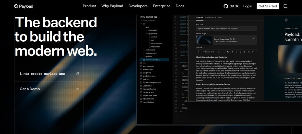 Payload Homepage