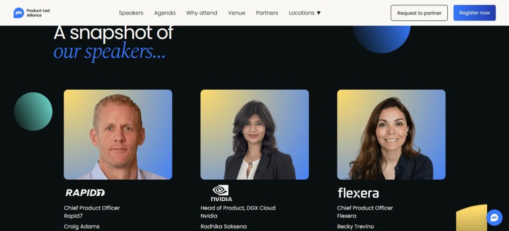 Product-Led Summit Austin Conference Speakers