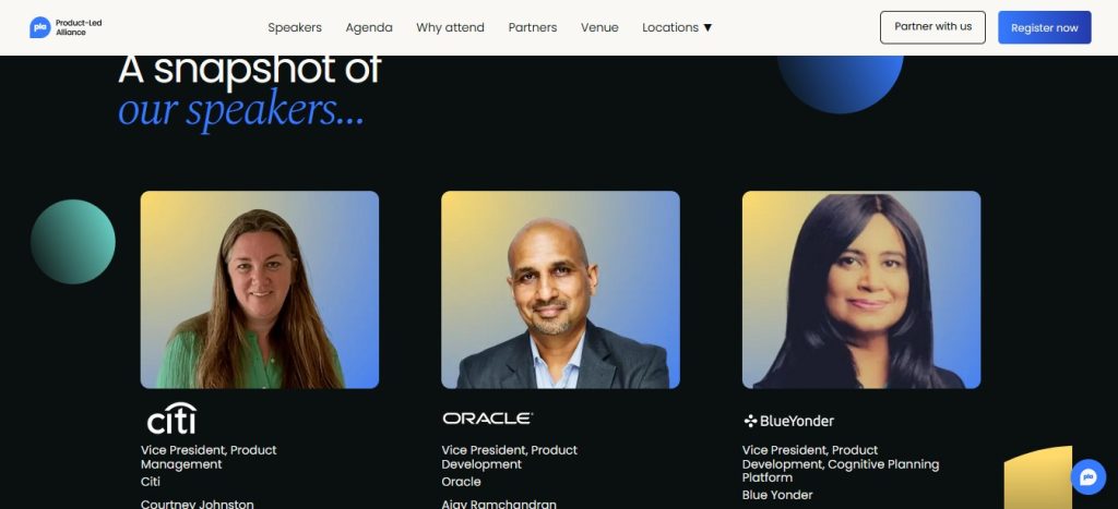 Product-led Summit Washington Conference Speakers