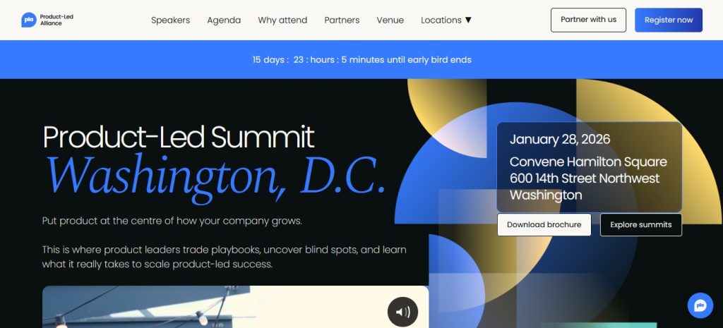 Product-led Summiy Washington Conference