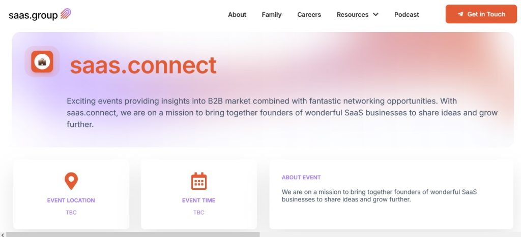 SaaS Connect Conference